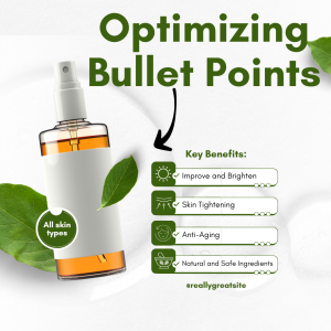 Optimizing Bullet Points to Grab Attention